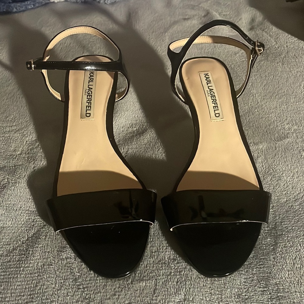 Cute classic black heels Karl lagerfeld
